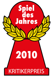 Spiel des Jahres · Winner · 2010 official award mark