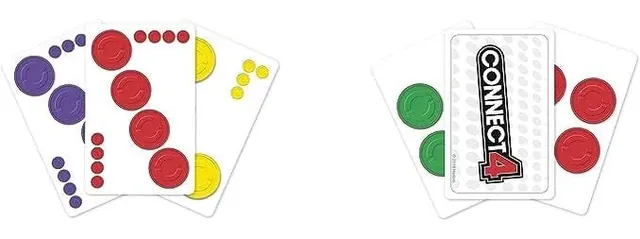Mission cards showing the patterns of four circles to make