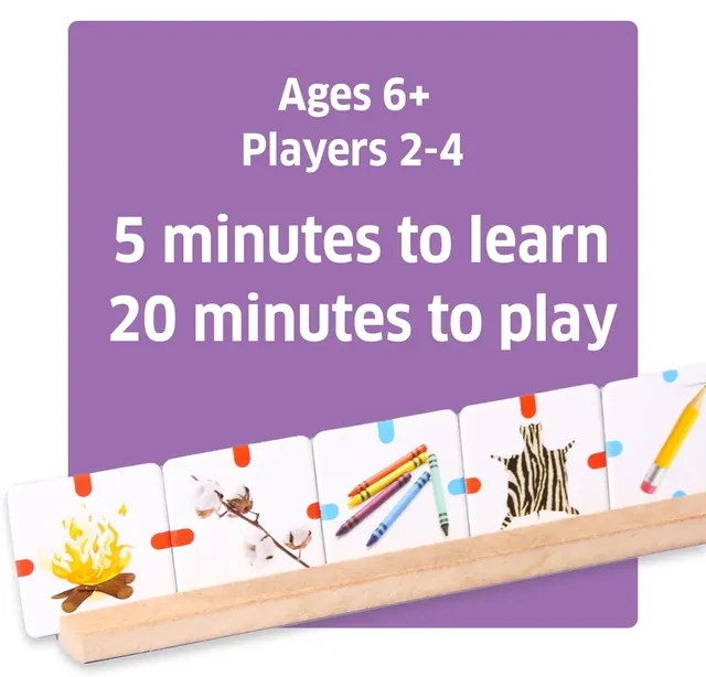 Panel reading Ages 6+, Players 2-4, 5 minutes to learn, 20 minutes to play
