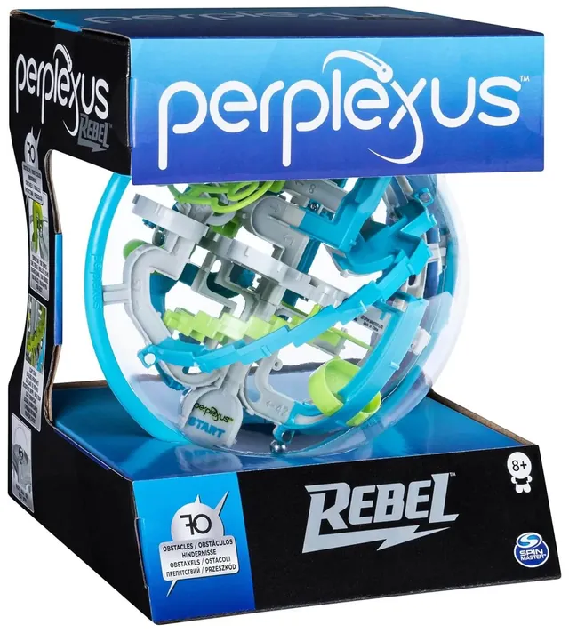 The Perplexus Rebel box seen from an angle