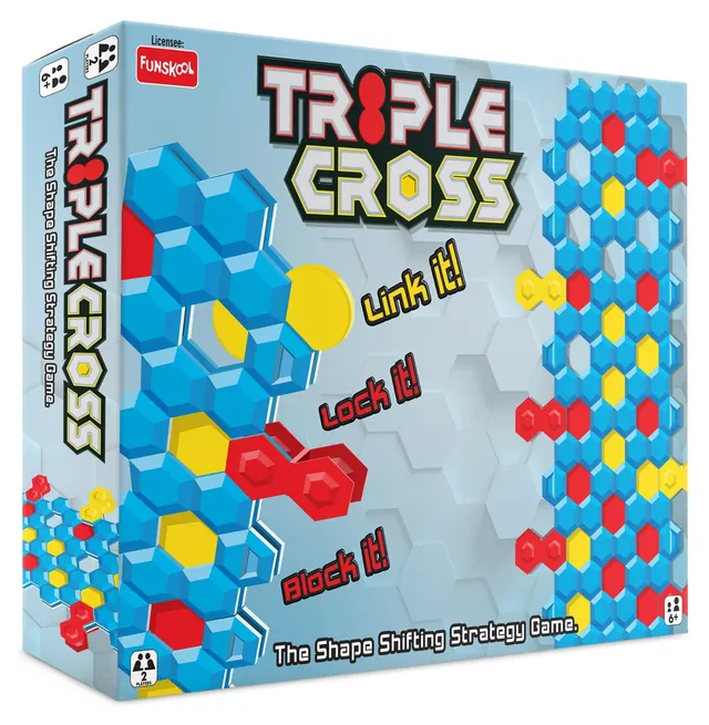 The Triple Cross box seen from an angle