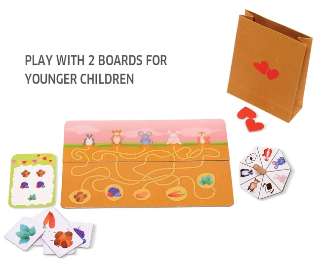 The shorter maze made of two boards, for younger children