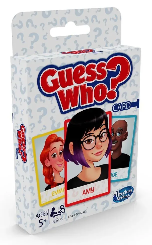 The Guess Who? Card Game box seen from the side