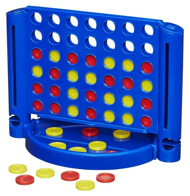 Hasbro's plain red-and-yellow Grab and Go Connect 4 unit