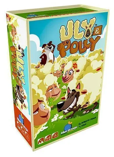 Blue Orange's Uly & Polly box with the same wolf and sheep artwork