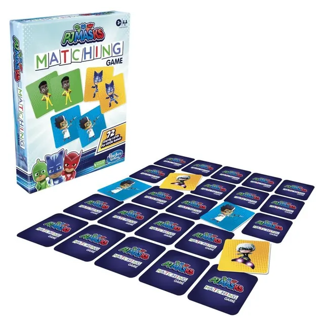 The box with picture cards spread out face down, a few turned over