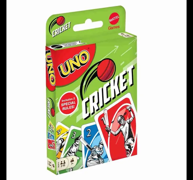 The UNO Cricket pack seen at an angle