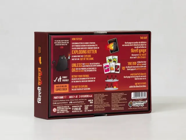 The back of the Indian box with the rules summary