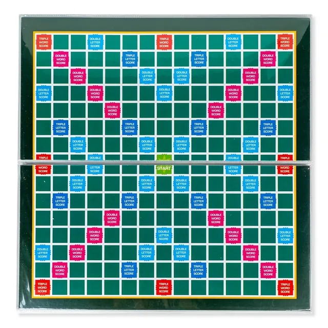 Junior Crossword board showing its coloured premium squares