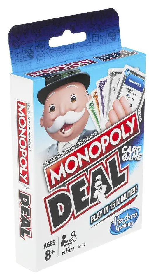 Hasbro's English Monopoly Deal box