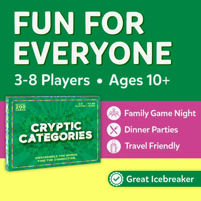 Panel reading Fun for everyone, 3-8 players, ages 10+, with the box
